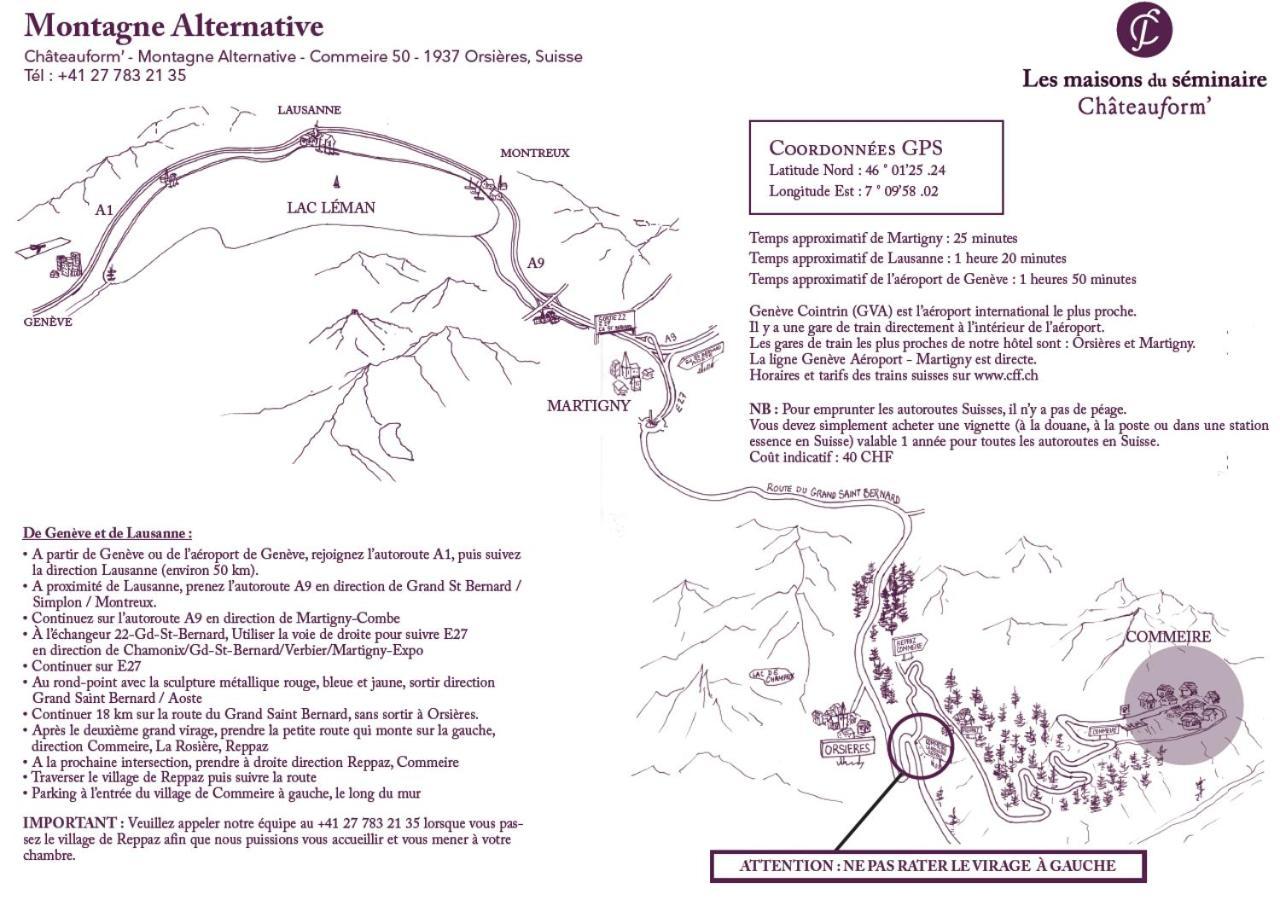 Montagne Alternative Ξενοδοχείο Orsières Εξωτερικό φωτογραφία